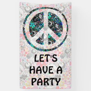 Flower Power Peace sign II + your backgr. & ideas