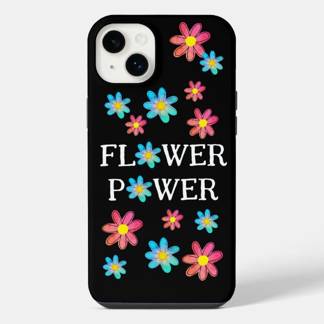 Flower Power Pink Case-Mate iPhone Case (Back)