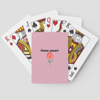 Flower Power Playing Cards