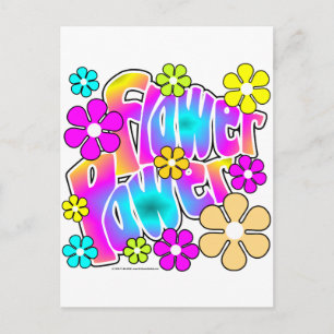 Flower Power Postcard