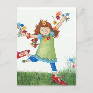 Flower Power Postcard