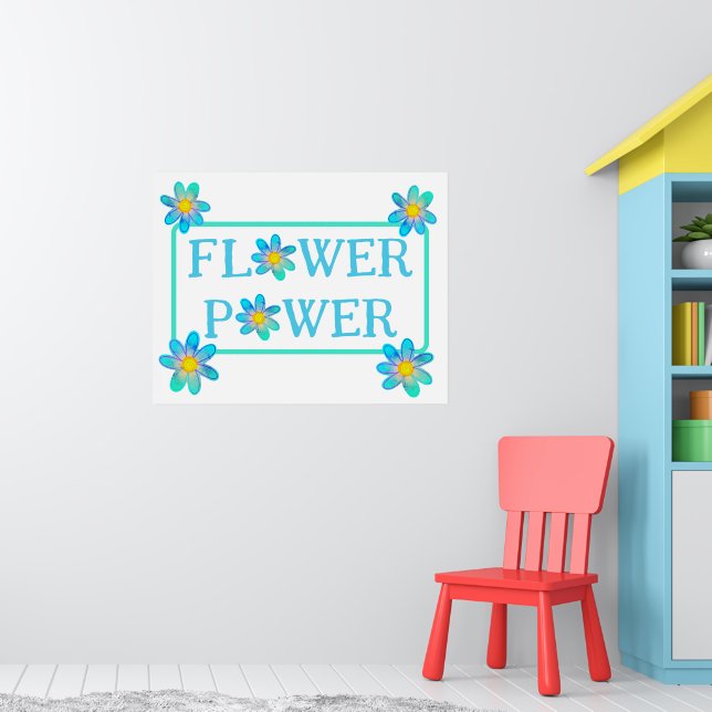 Flower Power Poster (Nursery 1)