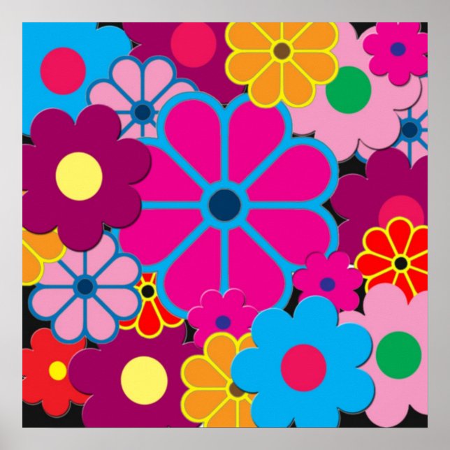 flower power poster (Front)