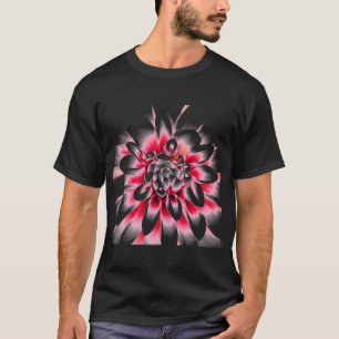 Flower Power Red Dahlia T-Shirt