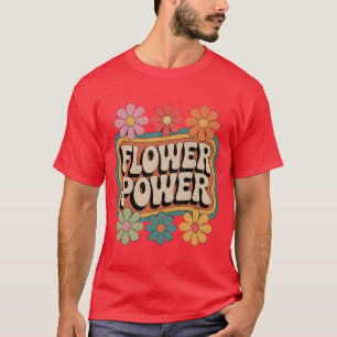 Flower Power Retro 70s Groovy Hippie retro T-Shirt