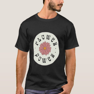 Flower Power, Retro Nathare Vegan Vegetarian Lover T-Shirt