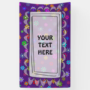 Flower Power Shower - coloured pattern 1 Banner