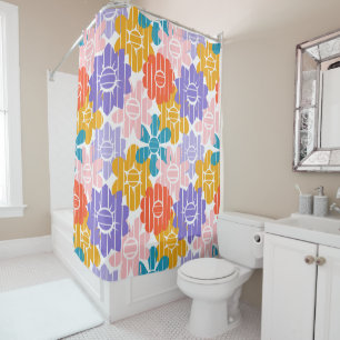 Flower Power Shower Curtain
