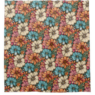 Flower Power Shower Curtain