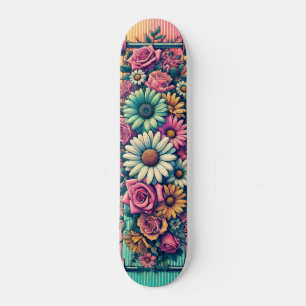 Flower Power Shred Skateboard