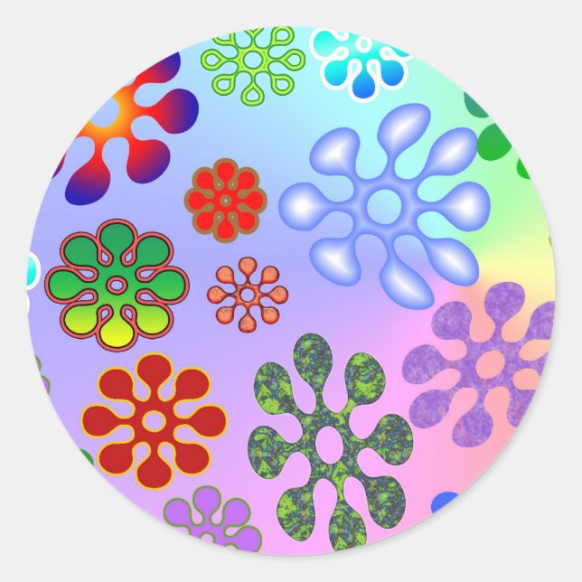 Flower Power Sticker (Front)