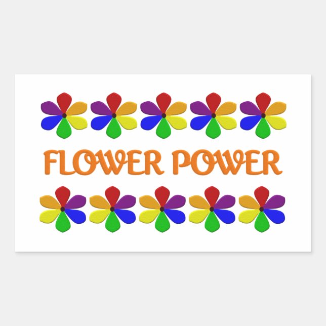 Flower Power stickers (Front)