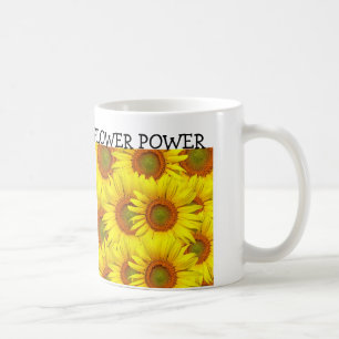 Flower Power Sunflower Coffee Mug