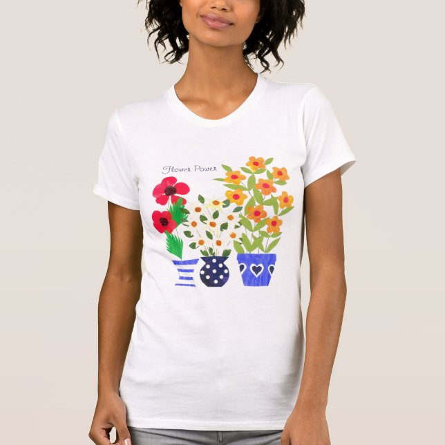 'Flower Power' T-shirt (Front)