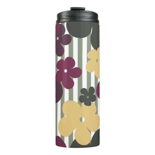 Flower Power Thermal Tumbler (Front)