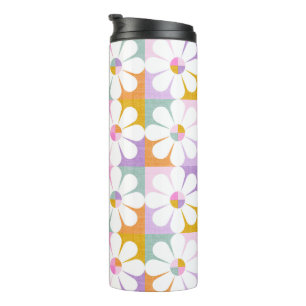 Flower power thermal tumbler
