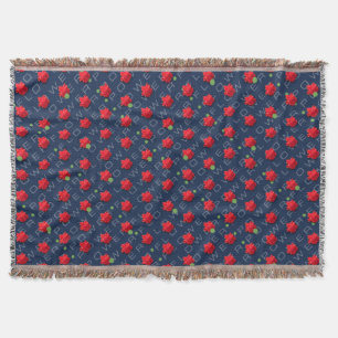 Flower Power Throw Blanket