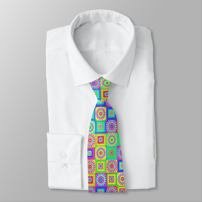 Flower Power Tie (Tied)