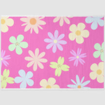 Flower Power Tissue Paper