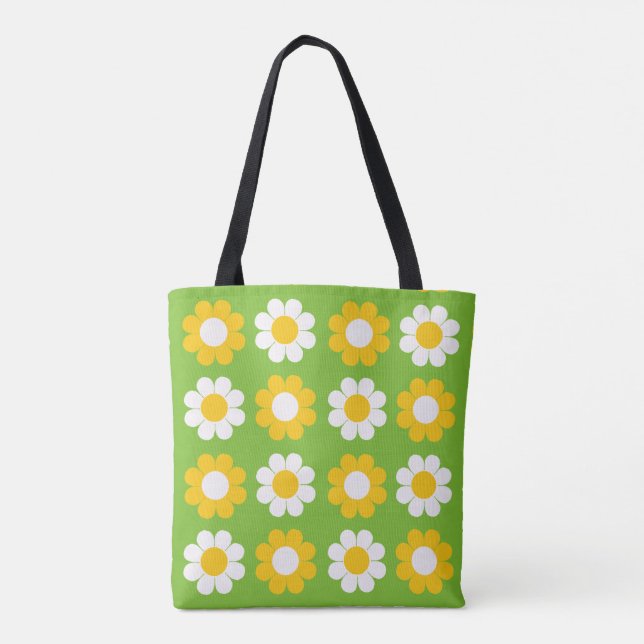 Flower Power Tote Bag (Back)