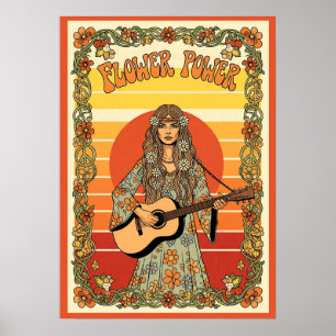 Flower Power V11 Poster