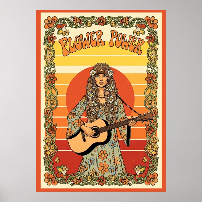 Flower Power V11 Poster (Front)