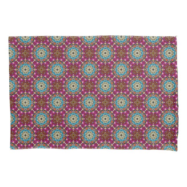 Flower Power V Groovy Garden Pillowcase (Front)