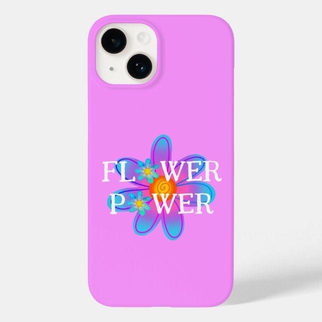 Flower Power Violet Case-Mate iPhone Case (Back)