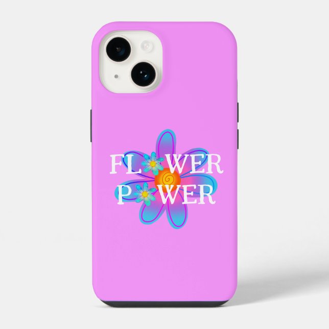 Flower Power Violet Case-Mate iPhone Case (Back)