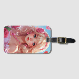 Flower princess  luggage tag