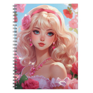 Flower princess notebook
