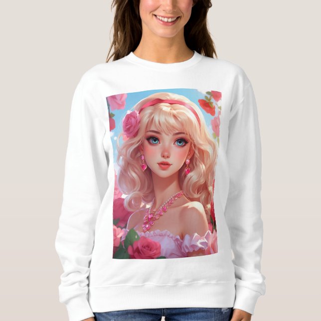 Flower princess  sweatshirt (Front)