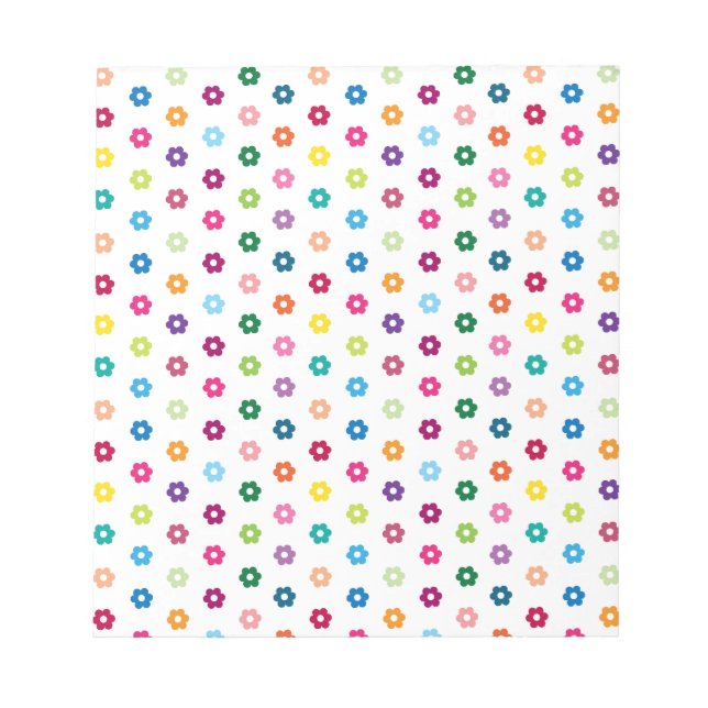 Flower Print Notepad (Front)
