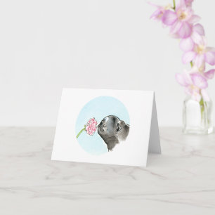 Flower Pugs: Tulip Angelique Card