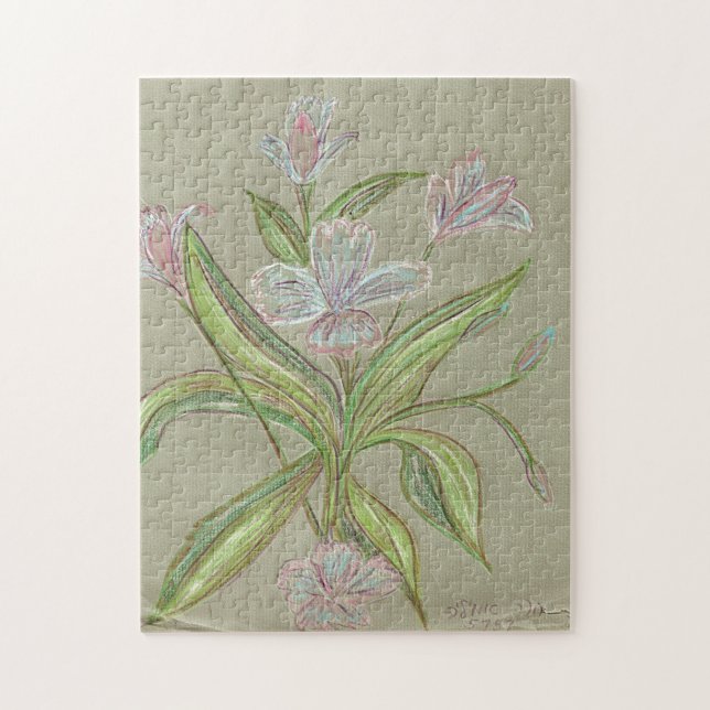 Flower Puzzle by Amilia (Vertical)