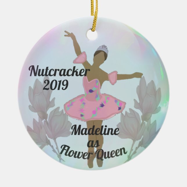 Flower Queen/Dew Drop Nutcracker Ornament (Front)