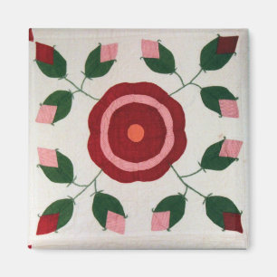 Flower Quilt Block 2906 Magnet