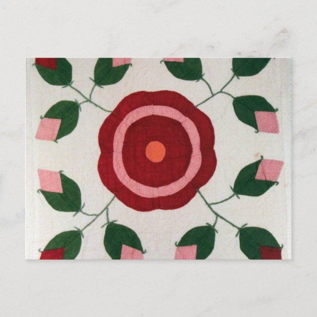 Flower Quilt Postcard (Front)