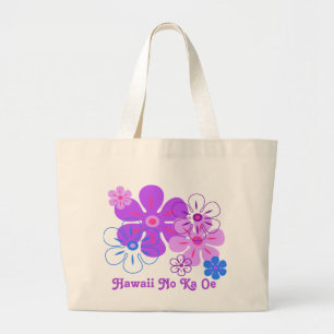 Flower Rain Hawaiian Beach Bags