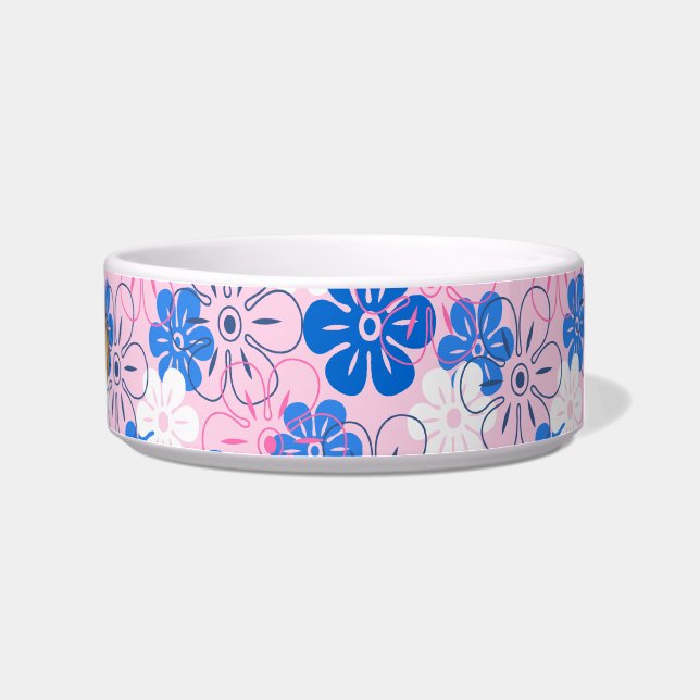 Flower Rain Hawaiian Pet Bowls (Right)