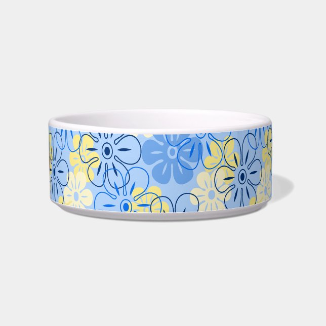 Flower Rain Hawaiian Pet Bowls (Right)