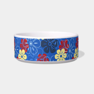 Flower Rain Hawaiian Pet Bowls