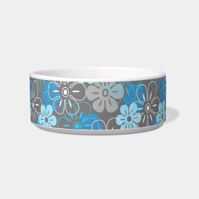 Flower Rain Hawaiian Pet Bowls (Right)