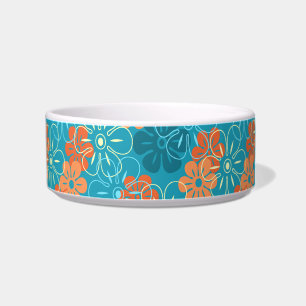 Flower Rain Hawaiian Pet Bowls