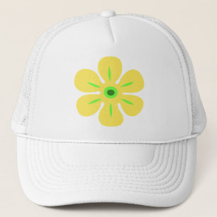 Flower Rain Tropical Trucker Hats