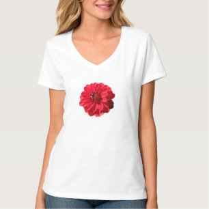 Flower Red Dahlia T-Shirt