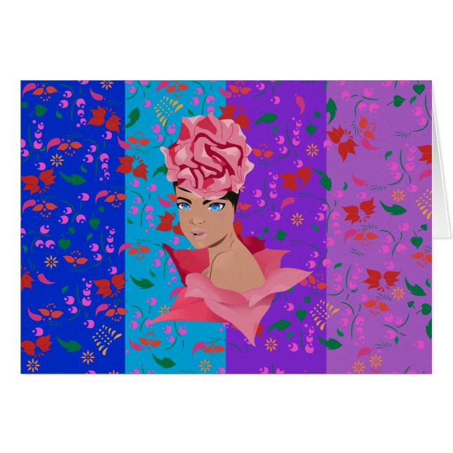 Flower Renewal Bright Floral Girl (Front Horizontal)