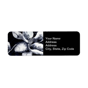 Flower Return Address Label Apple Blossom.