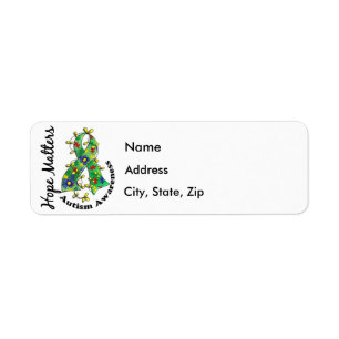 Flower Ribbon 4 Hope Matters Autism