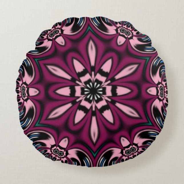 flower round cushion (Front)